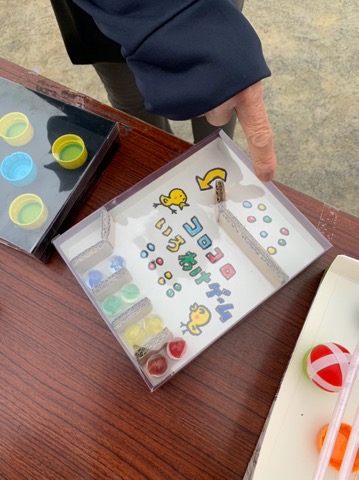 第21回せきざわ子どもまつり ビー玉コロコロゲーム